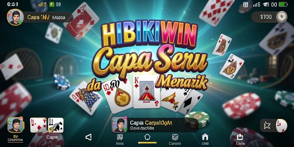 Tampilan antarmuka HIBIKIWIN yang menarik dan mudah digunakan.
