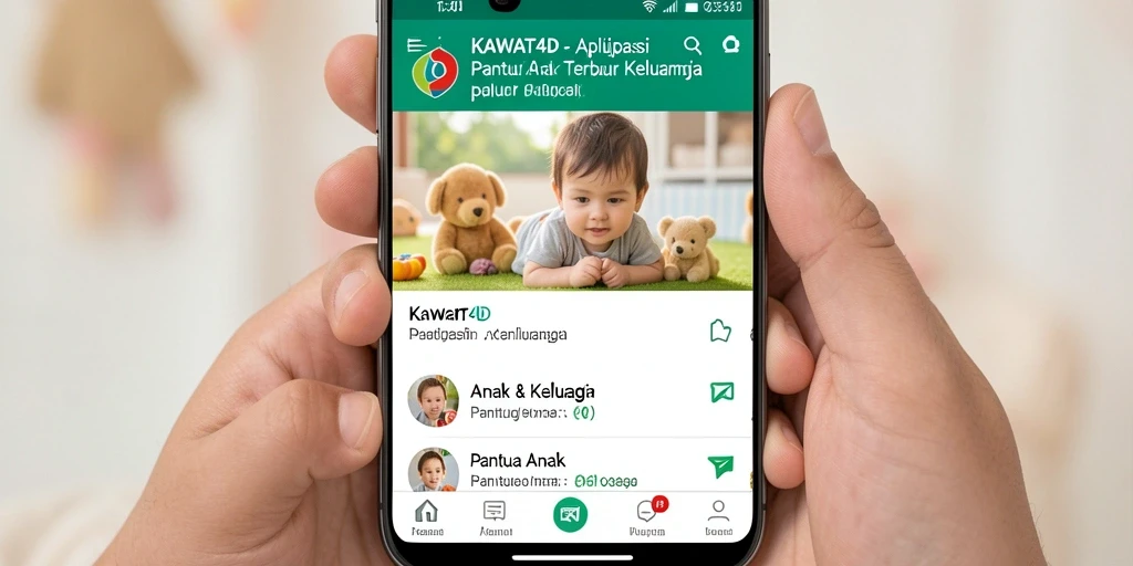 Antarmuka KAWAT4D yang ramah pengguna untuk Pantau Anak.